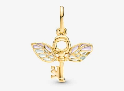 $15 • Buy *Brand New* 925 Sterling Silver Harry Potter Winged Key Charmed Pendant + Free O