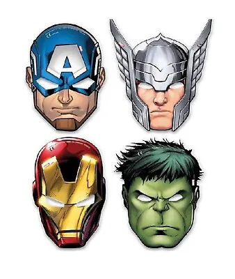Avengers Themed Party Masks X 8. Avengers Themed Birthday Party Decorations • £5.95