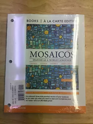 Mosaicos : Spanish As A World Language Books A La Carte Plus MySpanishLab • $27.99