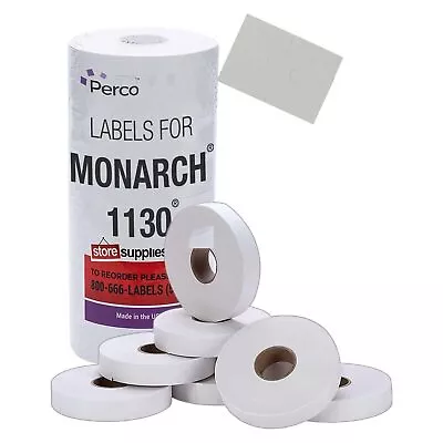 White Pricing Labels For Monarch 1130 Price Gun - Blank Marking Labels - With... • $44.63