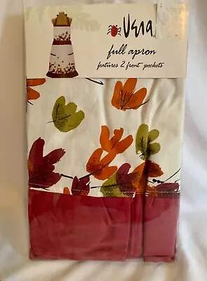 Vintage VERA Neumann Fall Leaves FullApron Holiday Baking Original Package • $23.99