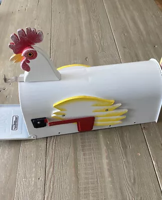 Vtg More Than A Mailbox Rooster Chicken US Postal Box 1989 Free Standing Mailbox • $124.99