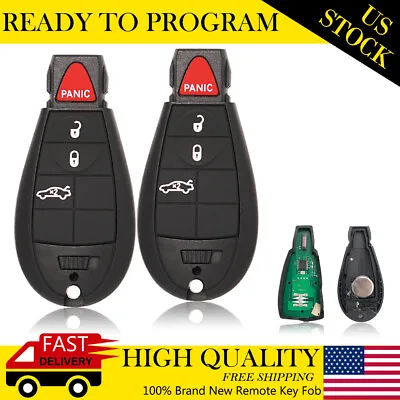 2 For Chrysler 300/Dodge Charger/Challenger/Magnum Keyless Entry Remote Key Fob • $15.10
