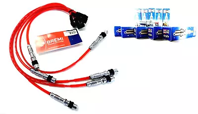 Ignition Cable Set + Spark Plugs For Vw T4 Transporter Iv 2.8 Vr6 140ps • $151.38