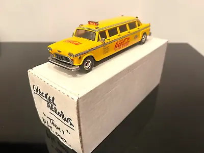 Mini Marque 1958 Checker Aerobus Limousine Taxi Cab 1/43 Handmade Minimarque Rar • $799.90