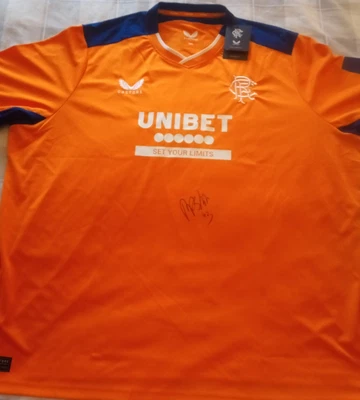£55 • Buy Rangers Nicolas Raskin Hand Signed Adult 4xl Third Shirt Belgium