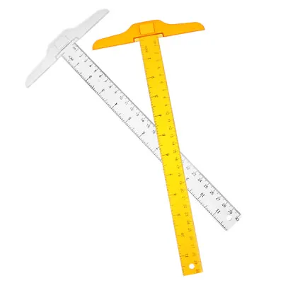 2Pcs Junior T- Square Clear Drafting Ruler T Square Measuring Ruler • $8.70