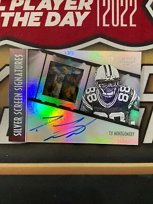 2016 Panini Gala Football #SS-TMG Ty Montgomery Autograph 25/99 Silver (DK) • $1.29