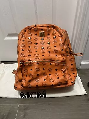 MCM Stark Backpack Visetos Front Studs Medium • $405