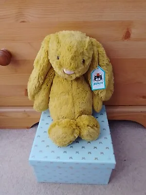 Jellycat Medium Bashful Zingy Bunny. Brand New With Tags • £31.99