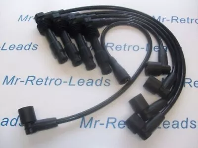 Black 8mm Performance Ignition Leads C20let C20xe Cavalier Calibra M4 Quality • $76.05