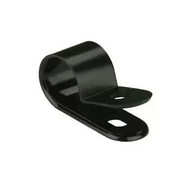 The Install Bay BCC14 Black 1/4' Cable Clamps (100/pack) • $7.95