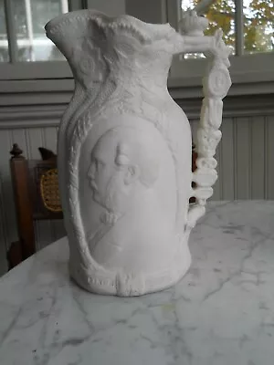 Antique Parian Prince Consort Memorial Jug  1862 • $225