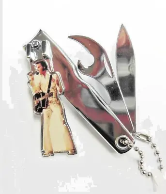 Elvis Presley Nail Clippers Knife/Bottle Opener Aloha Pic From Memphis **NEW** • $6.77