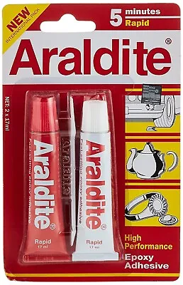 Araldite High Perfomance Epoxy Adhesive Glue 2X17ml • $8.75