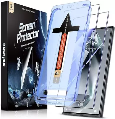 MAGIC JOHN For Samsung Galaxy S24 Plus Ultra Tempered Glass Screen Protector • $16.88