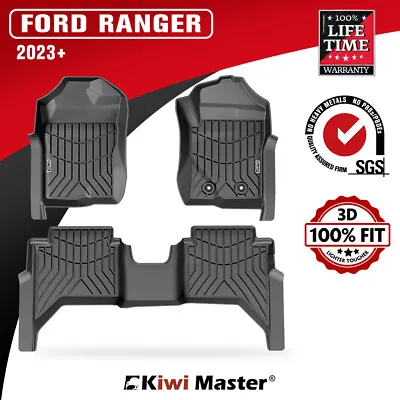 $179.95 • Buy KIWI MASTER 3D TPE Car Floor Mat For Ford Ranger 2023+ Next Gen