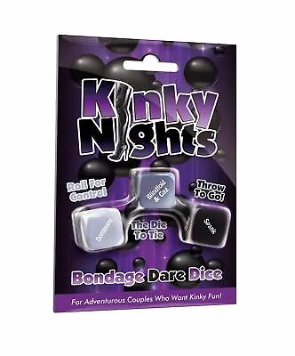 Kinky Nights Bondage Dare Dice Fun Party Games Naughty Sex Aid Romantic Game • £8.78