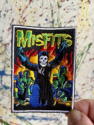 Misfits Iron On Patch Fire Grim Reaper • $5.99
