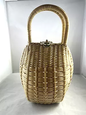 Vintage Hollywood Shaggee Of California Wicker Purse • $50