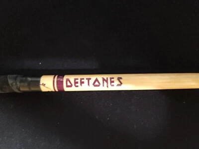 $199 • Buy Deftones Rare 1 Concert Drumstick Diamond Eyes Tour Abe Cunningham Maroon Print