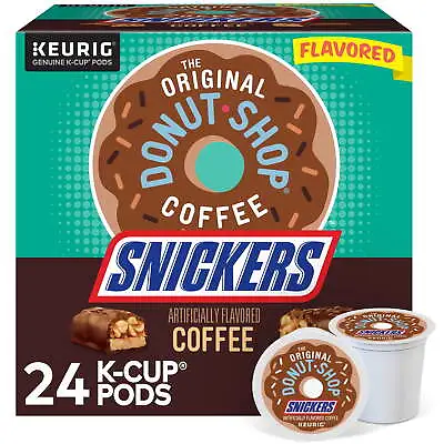 The Original Donut Shop Snickers Flavored K-Cup Coffee Pods 24 Count • $12.42