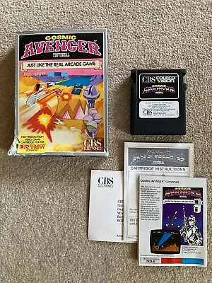 Coleco Vision Cosmic Avenger Game Cassette CBS Electronics • £20