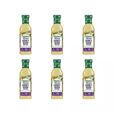 Walden Farms Honey Dijon Dressing 12 Oz. Bottle (Pack Of 6) Fresh & Delicious... • £40.95