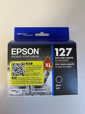 Epson T127120 Ink Cartridge - Black • $15