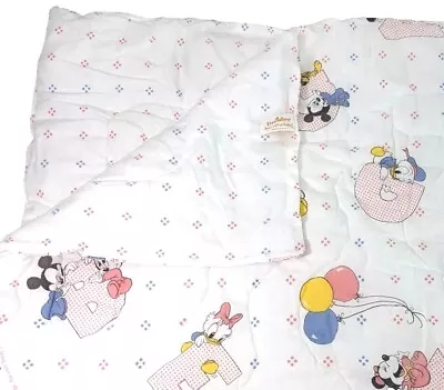 Precious Disney Baby Mickey Minnie Mouse Sleeping Bag Comforter Dundee Zip • $21.79