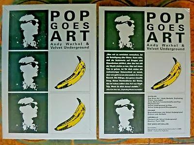 POP GOES ART - ANDY WARHOL & VELVET UNDERGROUND BOX → Vorzugsausgabe # C 4/10 • £419.81