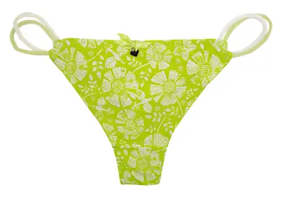 £2.99 • Buy Sexy Women Ladies Briefs Thongs G-String Bikini Green Floral Hot Beach S 6-8 UK