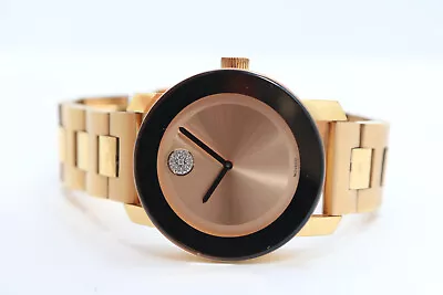 Movado Women's Watch 3600086 Bold Rose Gold Swiss Quartz Stainless Steel 36mm • $235