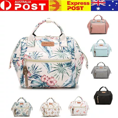 $9.99 • Buy Waterproof Baby Diaper Nappy Changing Bag Mummy Nursing Shoulder Bag Handbag New
