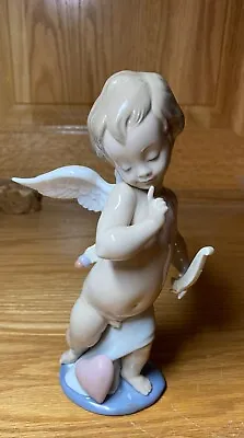 Lladro-LOVING ARCHER/FLECHAS De AMOR-glossy Porcelain-#6311-Cupid/Cherub/Angel • $50