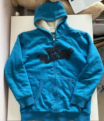 £5 • Buy Vans Lined Hoodie Blue Kids Large