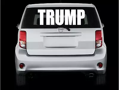 $22.99 • Buy TRUMP Huge 2024 Windshield Back Window Pickup 36 X12  Vinyl DECAL Sticker DIESEL