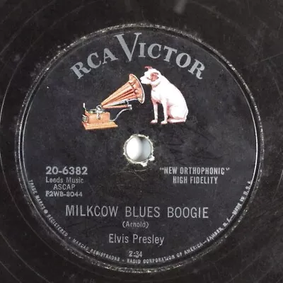 $11.50 • Buy Rock & Roll 78 ELVIS PRESLEY Milkcow Blues Boogie RCA VICTOR 20-6382 HEAR 787