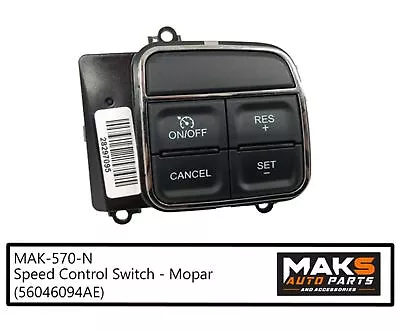 2011-2018 Jeep Dodge Chrysler Ram Mopar OEM Speed Control Switch 56046094AE • $54.99