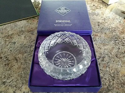 New Edinburgh Internationl Crystal Fruit Bowl Boxed • £40