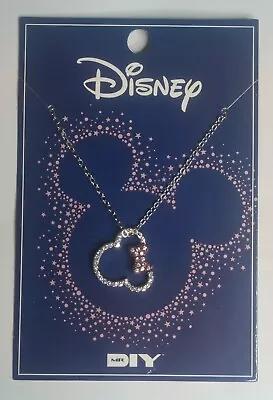 Walt Disney Minnie Mouse Diamond Necklace Brand New • £6.99