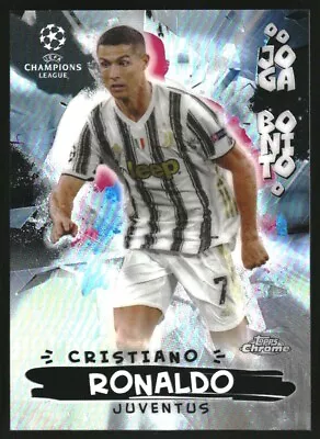 2020-21 Topps Chrome UEFA Champions League Joga Bonito #JB1 Cristiano Ronaldo • $10