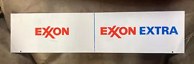 Vintage Exxon Extra Gasoline Rack Topper Sign • $74.99