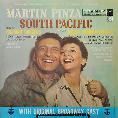 South Pacific Mary Martin Ezio Pinza Album LP Vinyl Columbia Records • $5