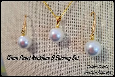 Pearl Jewellery Set Necklace/earring New • $75