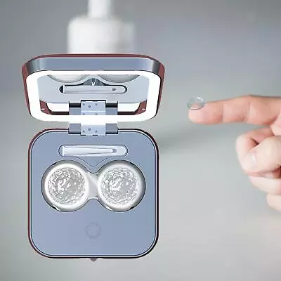 Contact Lens Ultrasonic Cleaning Box Cleaner Eye Contact Lens Case 2 Speeds • $14.42