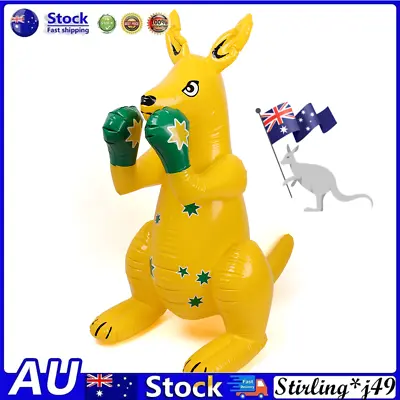 $33.11 • Buy Inflatable Australian Souvenir Supporter Blow Up Large100cm Boxing Kangaroo Joey
