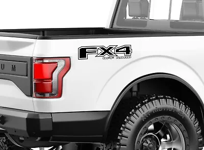 Set Of 2 FX4 Offroad Truck Bed Decal Vinyl Stickers Compatible With Ford F150 • $13