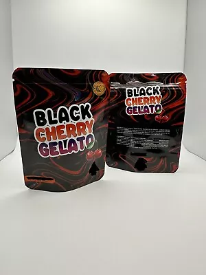 25 Count - 3.5g Mylar Bags - Food Storage Snack Bags ( Black Cherry Gelato ) • $9.99