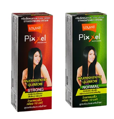 Lolane Pixxel Permanent Hair Straightening Cream Rebonding Straighten 50 G. • $18.95